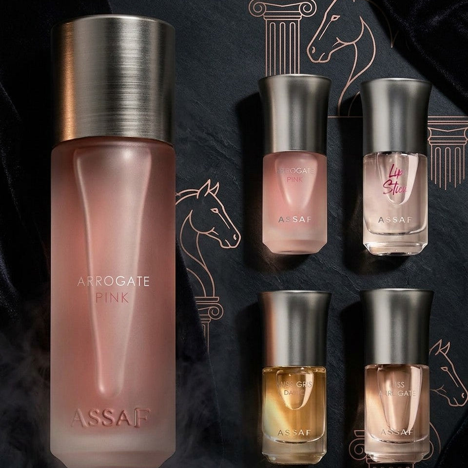 ARROGATE PINK PERFUME BOX ASSAF