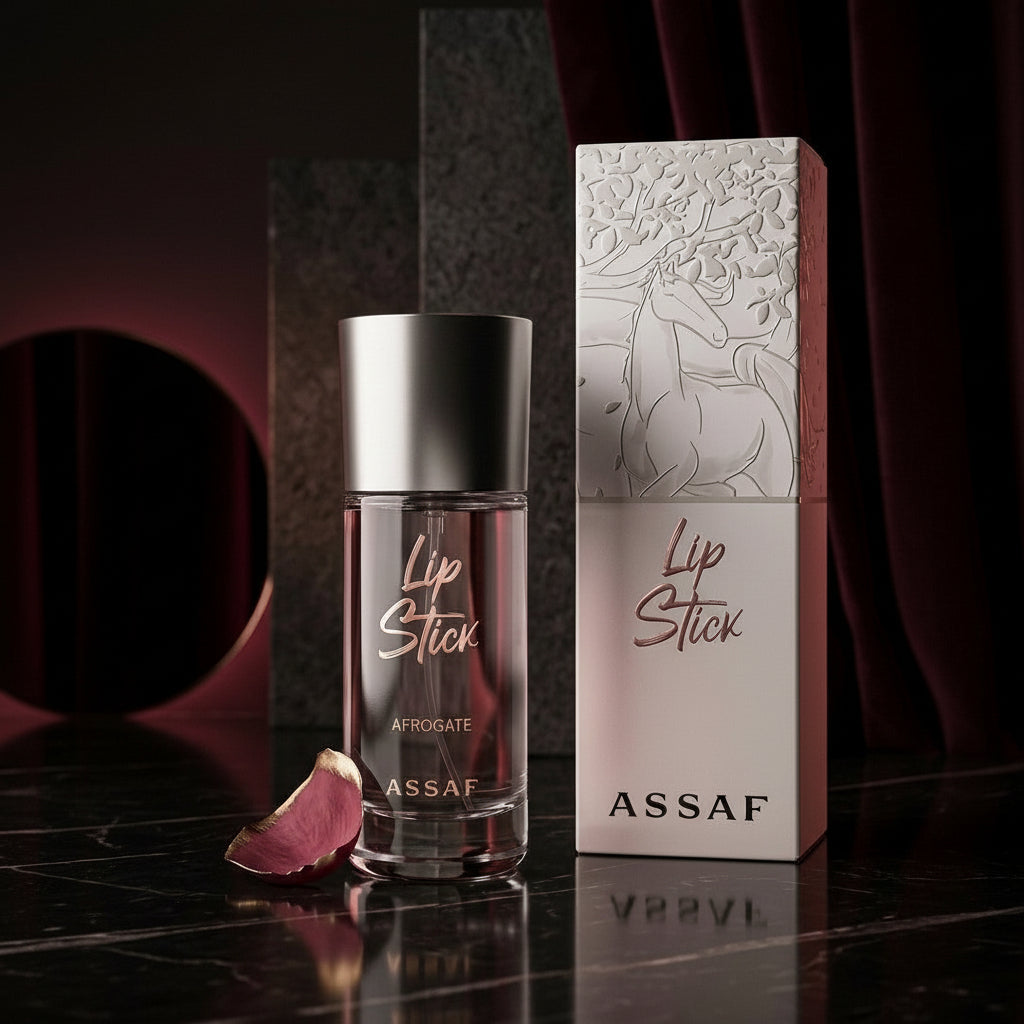 عطر ليب ستيك ثابت وفواح من عساف فى SHE GLOW