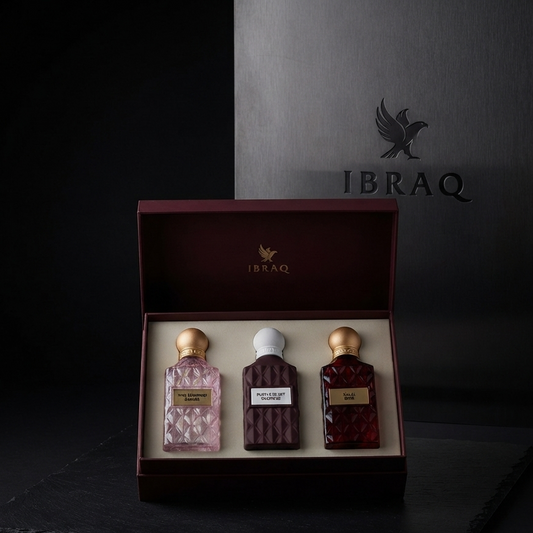 MAROON DIAMOND COLLECTION BOX      IBRAQ