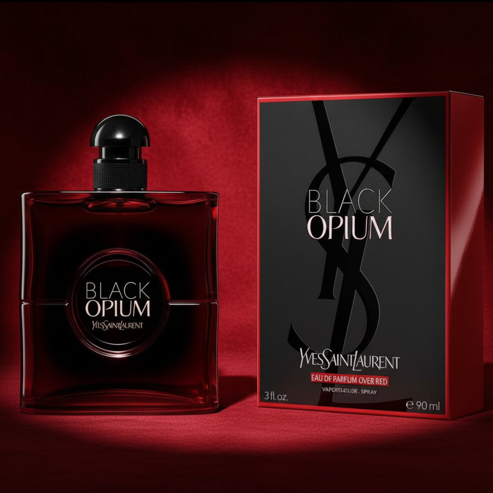 BLACK OPIUM  EAU DE PARFUM OVER RED
