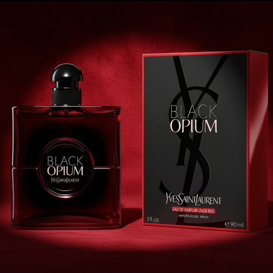 BLACK OPIUM  EAU DE PARFUM OVER RED
